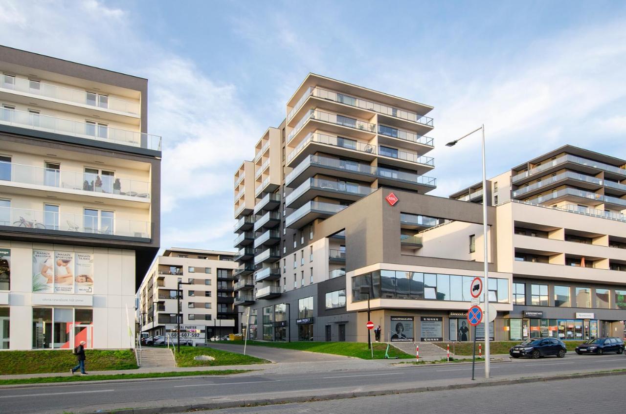 Sky Home- Blue Apartament -Manufaktura, Bezplatny Parking, Klima, Dostep Na Kod Łódź Exteriör bild